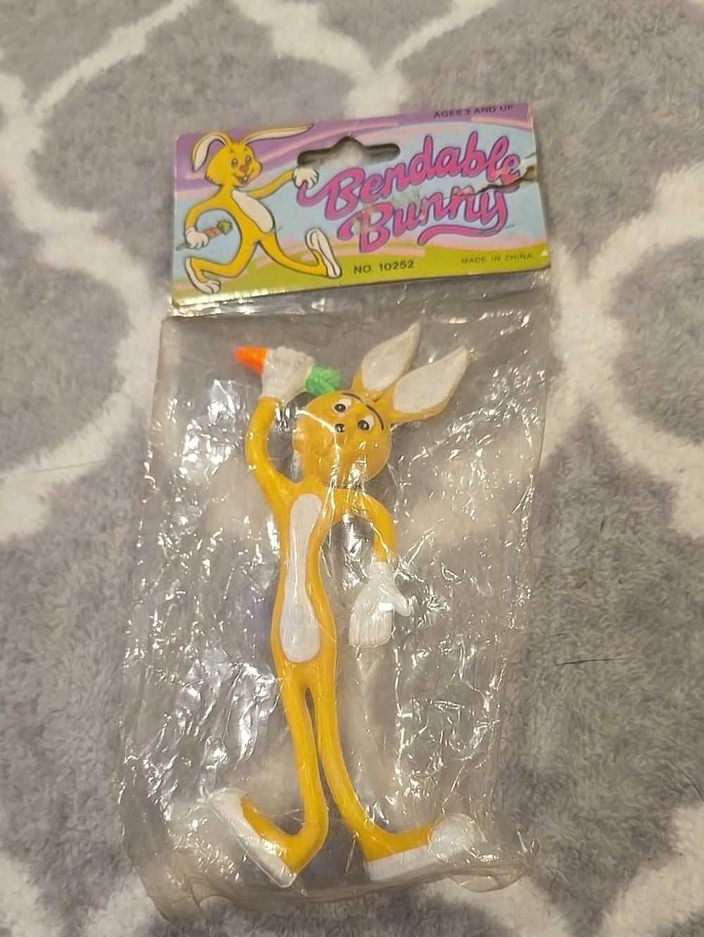 New Vintage Bendable Bunny